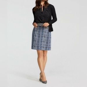 CABI Women's Black Ruffle Party Cardi Sweater Cardigan style #5287 Size Small.